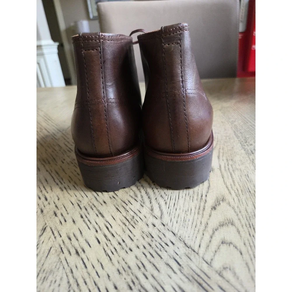 Vintage Polo Ralph Lauren Boots Sportsman Made In USA Size 8D 101358 New Brown - Picture 6 of 14
